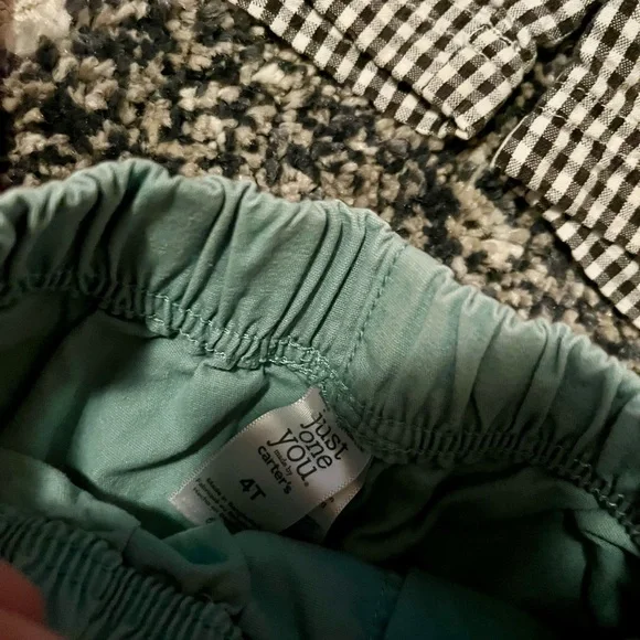 Boys 4T Shorts Collection - Carters, H&M, MM, Carhartt, & Gingham Brands - Picture 8 of 9